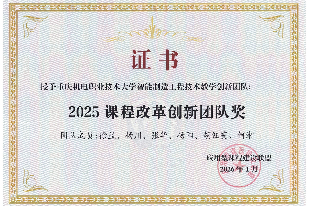 2025课程改革创新团队证书 2025课程改革创新团队证书